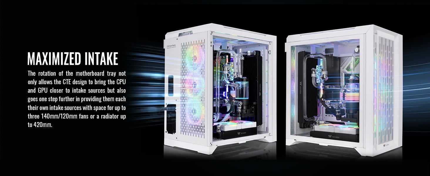 Thermaltake CTE C700 TG ARGB Snow Mid Tower Case